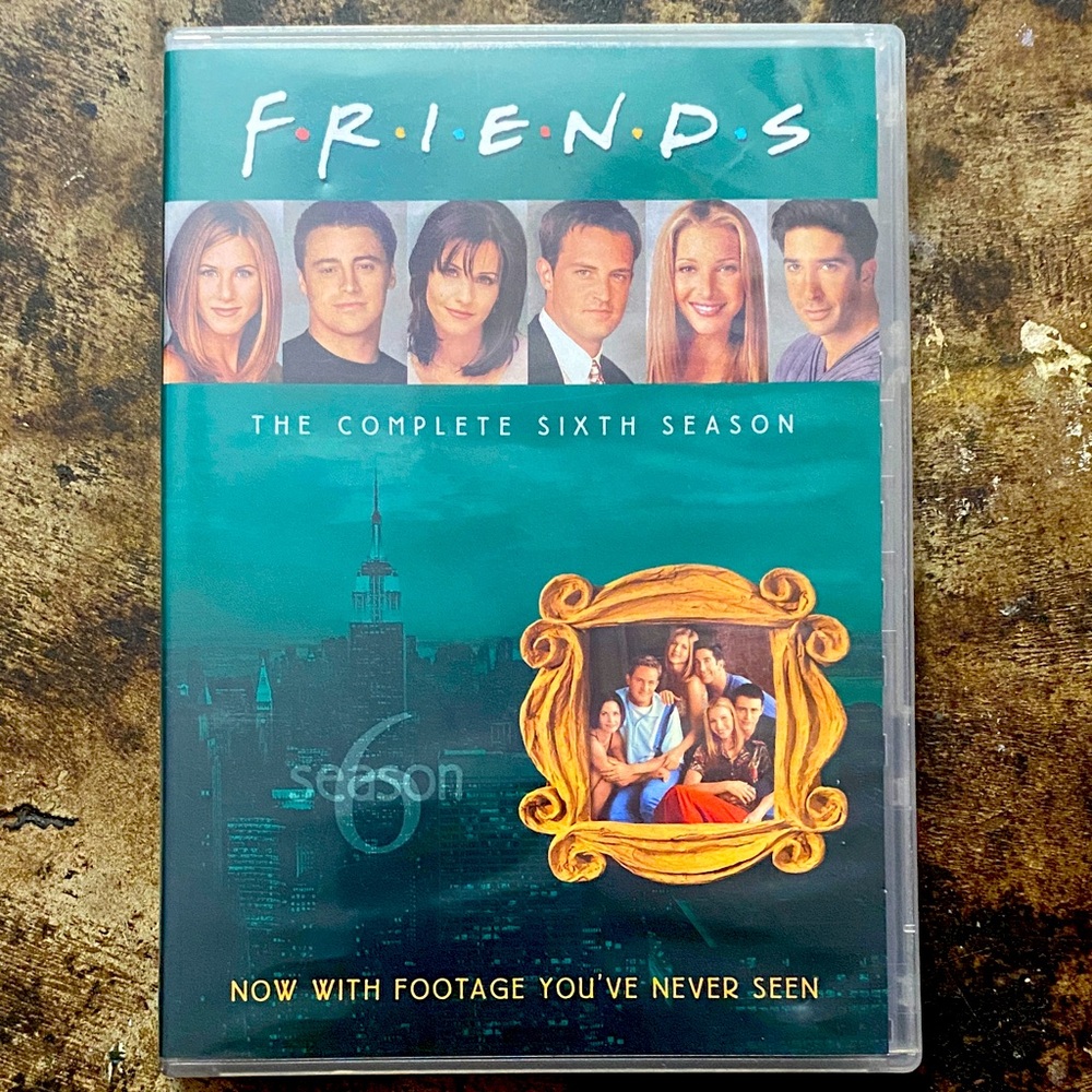 FRIENDS DVD with Cast and Green Cover